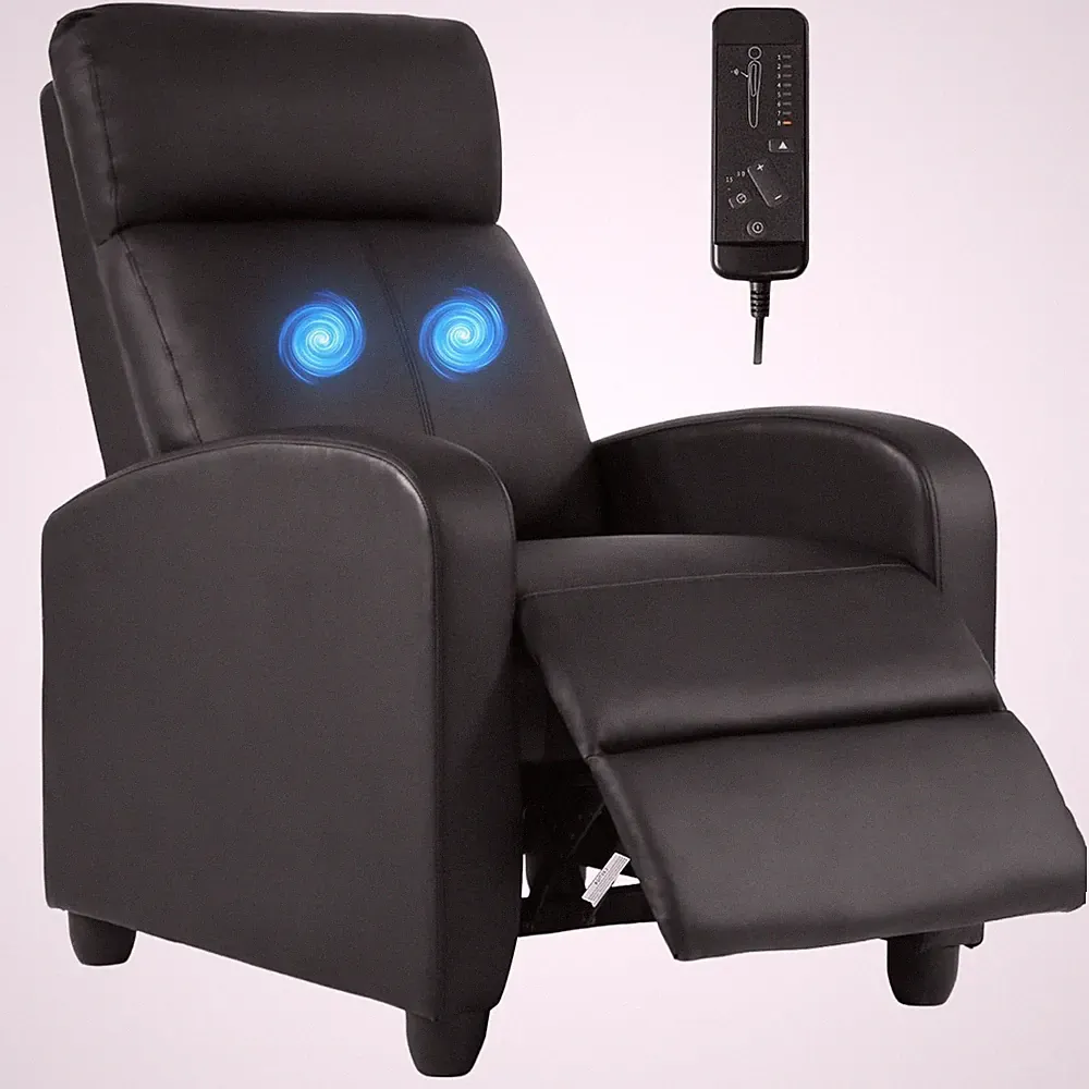 FDW Recliner Sofa Massage Chair Home Theater Seating with Lumbar Support and...